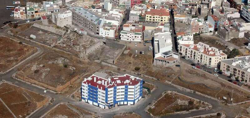 Vista aérea de la urbanizaciónd e Arauz/Fotosaereasdecanarias.